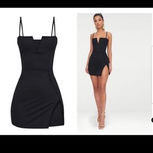 PLT Little Black Dress with Thigh Split
